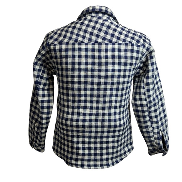 Sisstr Evolution Blue and White Gingham Shacket - Picture 7 of 11